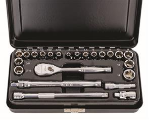 GEARWRENCH 83064 1/4" (Metric)  SAE Socket Set 23Pce