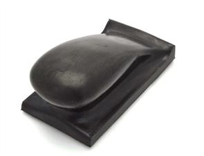 FLEXIPADS 93076 Ergonomic PUR Black Hard Block