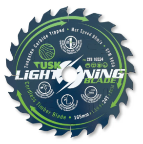 TUSK - CTB 16540 - Cordless Timber Blade (165x1.3/0.9x40Tx20/16)