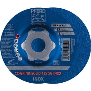 PFERD Combiclick Solid Grinding Disc 125mm SG Inox (900901)