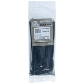 ISL Cable Tie 200 x 2.5mm Black CT20025B [100]