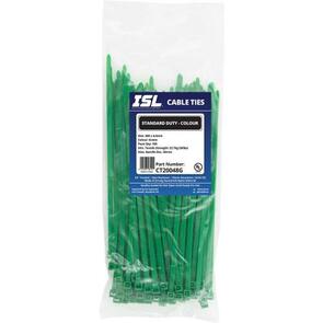ISL Cable Tie 200 x 4.8mm Green CT20048G [100]
