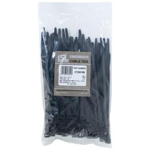 ISL Cable Tie 200 x 7.6mm Black HD CT20076B [100]