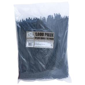 ISL Cable Tie 300 x 4.8mm Black CT30048BK (1000)