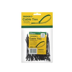 TRIDON Cable Tie 400 x 8.0mm Black CT408BKCD  [25]