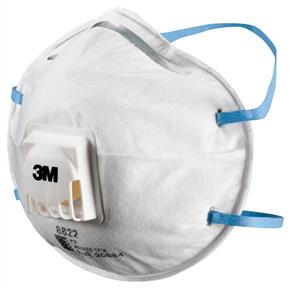 3M 8822 Dust Mask/Respirator P2 [Pack of 10]