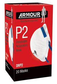 ARMOUR Face Mask DMP2VC Carb Valved Box12