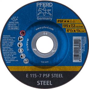 PFERD General Purpose D/C Grinding Disc E 115x7.0mm A30 PPSF  (470510)