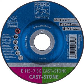 PFERD Masonry D/C Grinding Disc E 115x7.0mm C24 QSG  (471135)