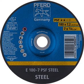 PFERD General Purpose D/C Grinding Disc E 178x7.0mm A30 PPSF  (470527)