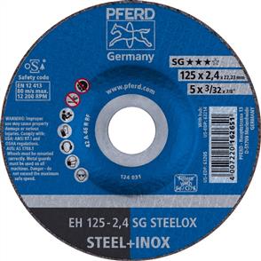 PFERD Inox Cut Off Disc EH 125x2.4mm A46 RSG  (162651)