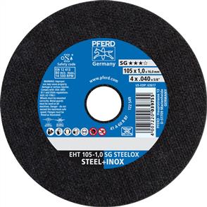PFERD Inox Cut Off Disc EHT 100x1.0mm A60 SG  (953372 / 039755)