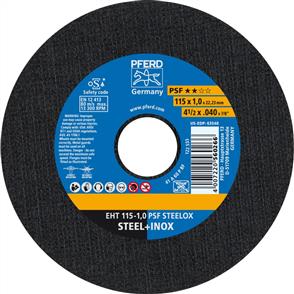 PFERD Inox Cut Off Disc EHT 115x1.0mm A60 PPSF  (560266)