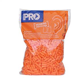 PRO CHOICE Bullet Disposable Earplugs Orange Class 5 (500Pack)