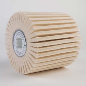 G.WENDT Flaproll Felt FW 100x100x19mm Medium D5/H40  (323822)