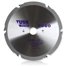 TUSK - TPFC185 - PCD Fibre Cement Blade (185mm 6T x 20)
