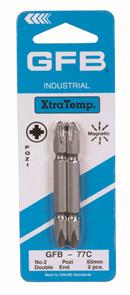 GFB - 77C #2 Pozi Bit 65mm DE (2 Pack)