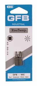 GFB - 95C #1 Square Bit 25mm (2 Pack)