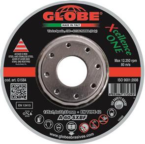 GLOBE Cut Off D/C Cutting Disc 125x1.0mm ZA 60 SXBF-X ONE