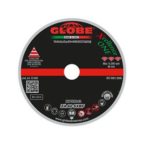 GLOBE Cut Off D/C Cutting Disc 115x1.0mm ZA 60 SXBF-X ONE