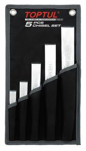 TOPTUL GPAQ0504 CHISEL SET RIBBED 5PC