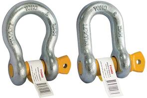 TOHO Bow Shackle Galv 11mm - 1.5T Grade-S (GSSB11-1.5T)