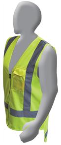 ARMOUR HI VIS Fluro Yellow Day/Night Vest (XLarge)