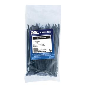 ISL Cable Tie CT16048B 4.8mm x 160mm Black (100 PK)
