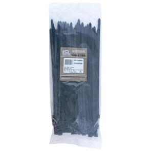 ISL Cable Tie CT30076B 7.6mm x 300mm Black (100 PK)