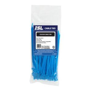 ISL Cable Tie CT15036BL 3.6mm x 150mm Blue (100 PK)