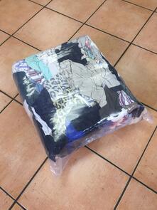 Coloured T-Shirt Rags 10Kg - Compressed [Bag]