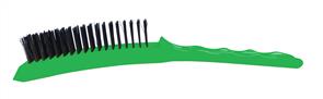 JOSCO 422 Scratch Brush Stainless 4Row (Plastic Long Handle Green)