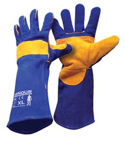 ARMOUR Welding Gloves Blue Kevlar 406mm XL