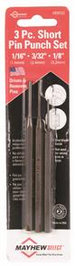 MAYHEW 89032 Small Pin Punch Set 3Pce