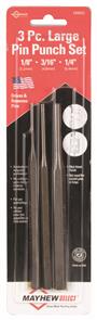 MAYHEW 89052 Long Pin Punch Set 3Pce
