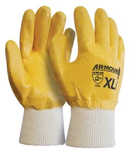 Armour Orange Nitrile Full Coat Glove - XL