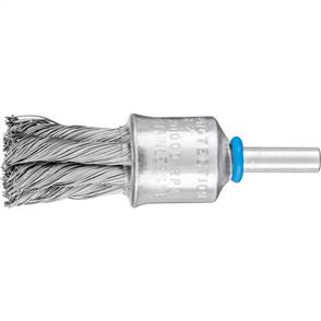PFERD Shank Mounted End Brush, Knotted PBG 1919/6 Inox 0,35