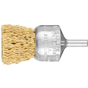 PFERD Shank Mounted End Brush, Crimped PBU 3029/6 Brass 0,50