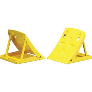 Folding Metal Wheel Chocks (Pair) PE6040