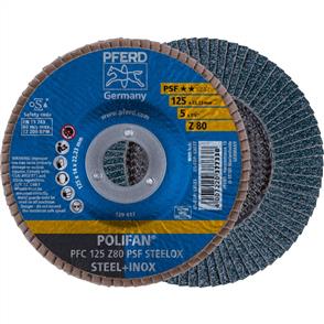 PFERD Polifan Flap Disc PFC 125mm Z 80 PSF