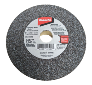 MAKITA B-34045 Solid Grinding Wheel 125x20x20.0mm A36PV