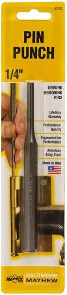 MAYHEW 42702 Pin Punch - 5-3/4" x 1/4"