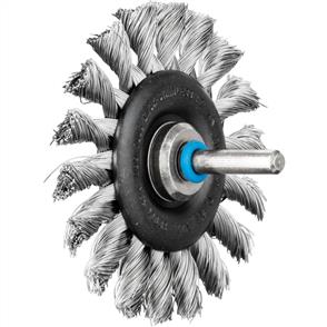 PFERD Shank Mounted Wheel Brush, Knotted RBG 7006/6 Inox 0,35