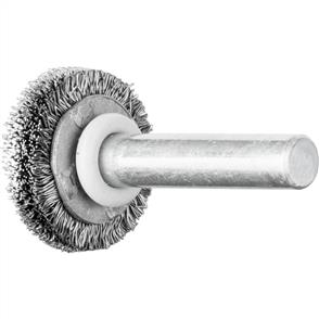 PFERD Shank Mounted Wheel Brush, Crimped RBU  2004/6 Steel 0,20
