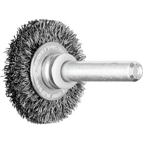 PFERD Shank Mounted Wheel Brush, Crimped RBU  3006/6 Steel 0,20