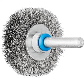 PFERD Shank Mounted Wheel Brush, Crimped RBU  4009/6 Inox 0,20