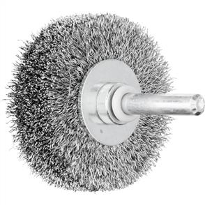 PFERD Shank Mounted Wheel Brush, Crimped RBU  5015/6 Steel 0,20