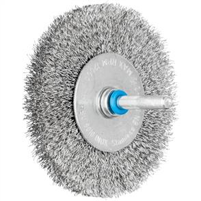 PFERD Shank Mounted Wheel Brush, Crimped RBU  8010/6 Inox 0,20