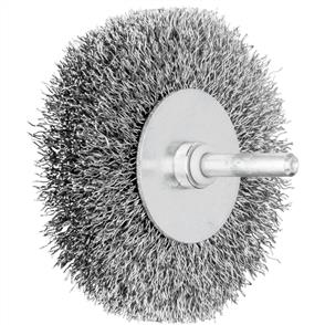 PFERD Shank Mounted Wheel Brush, Crimped RBU  8015/6 Steel 0,30