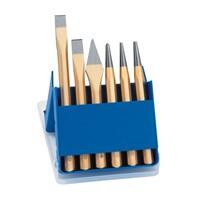 RENNSTEIG Tool Punch Set 6pc (421001) Chisel, Centre, Taper Punches